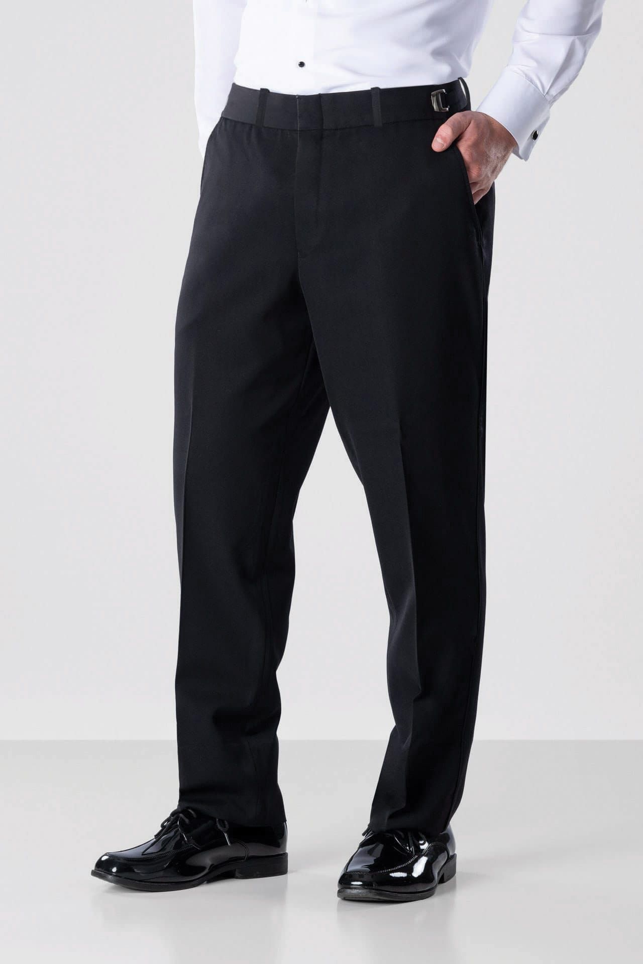 Modern Fit Black Performance Pants | Jim's Formal Wear