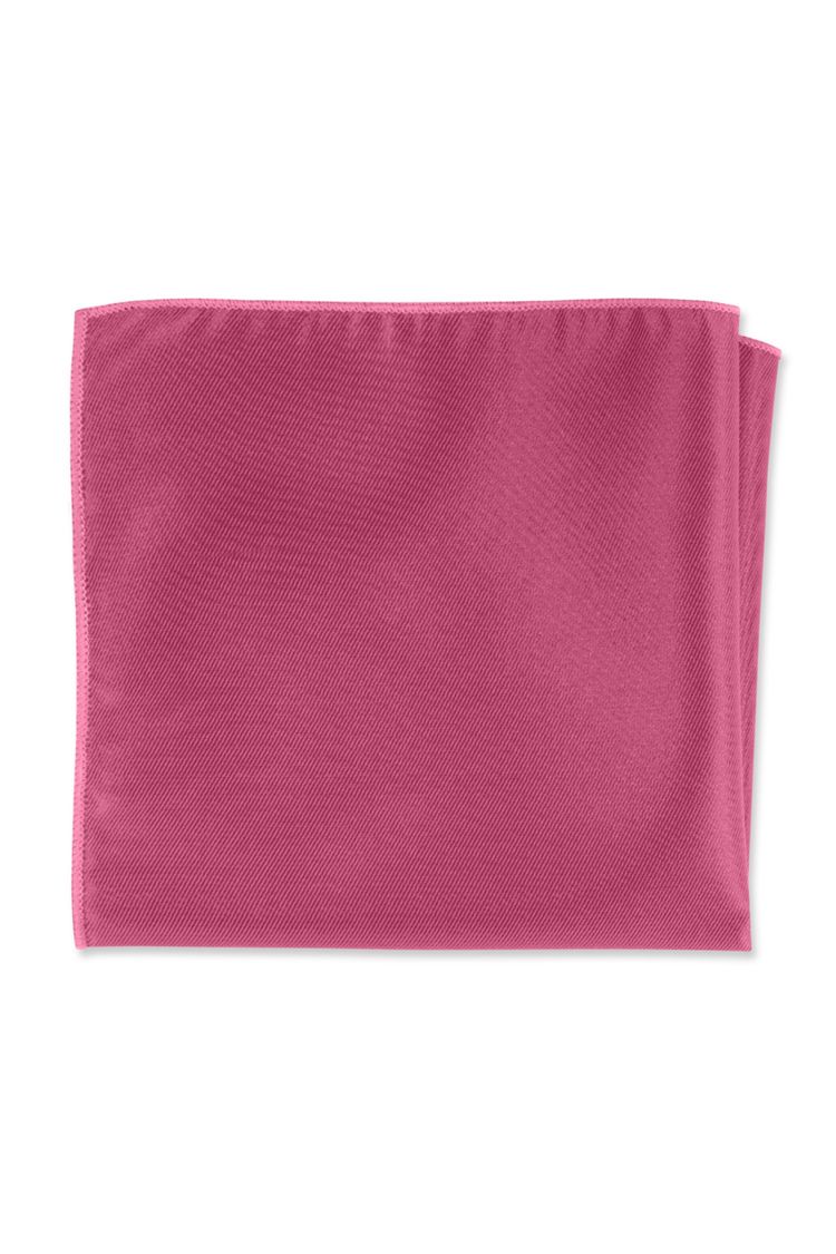 Herringbone Begonia Pocket Square