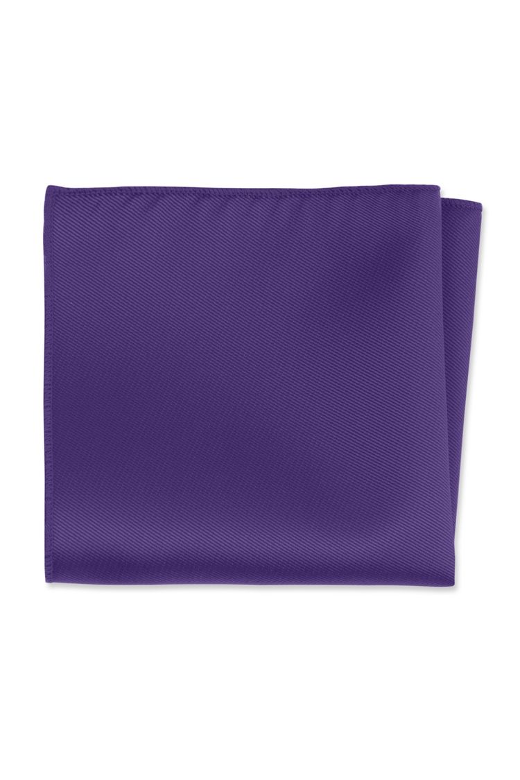 Herringbone Purple Pocket Square
