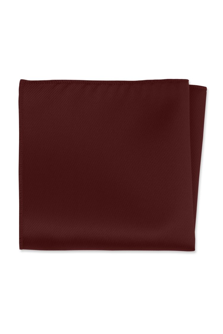 Herringbone Wine Pocket Square