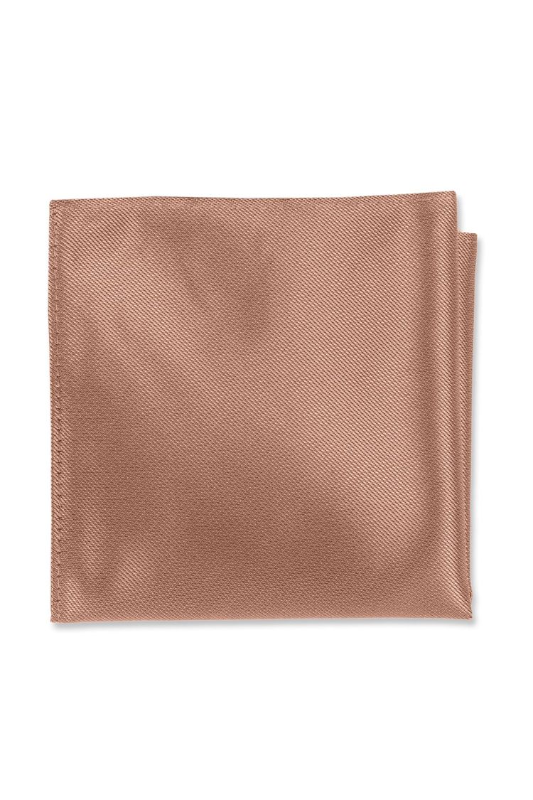 Desert Rose Solid Pocket Square