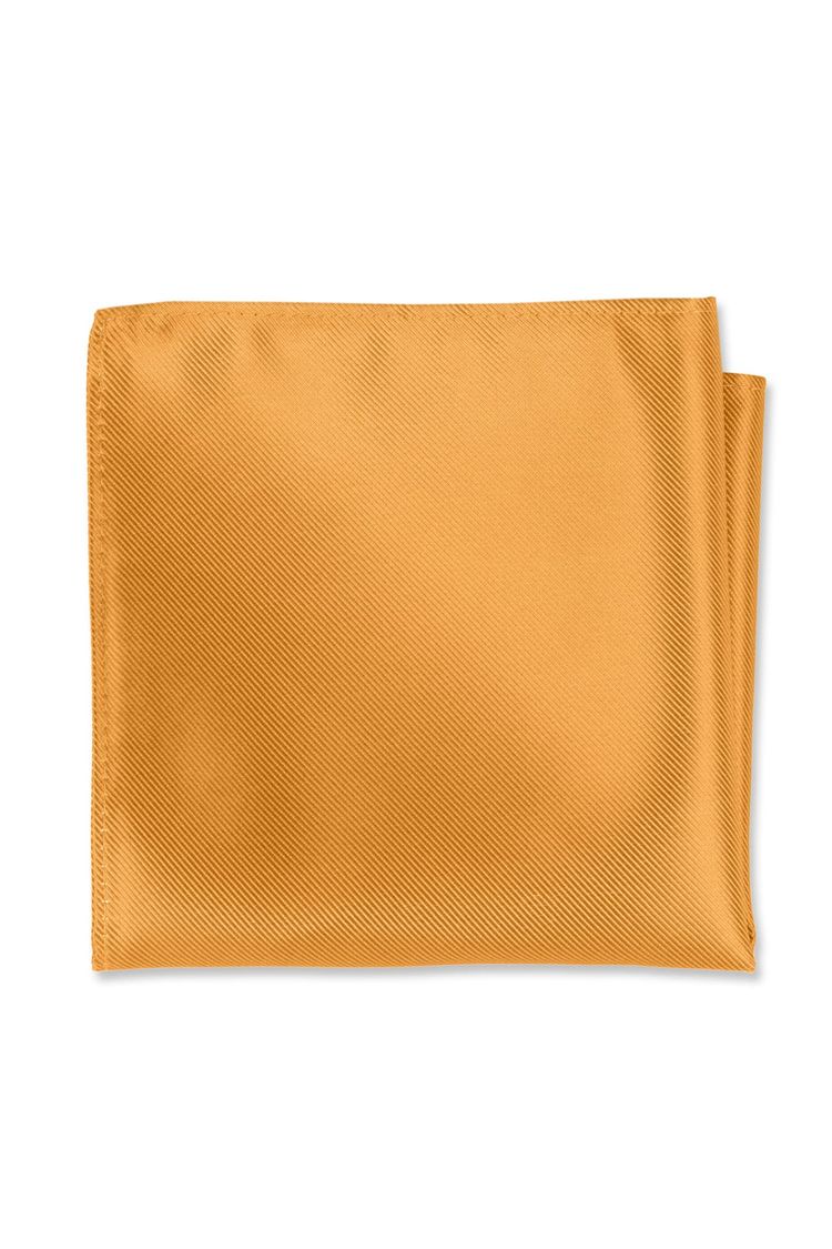 Marigold Solid Pocket Square