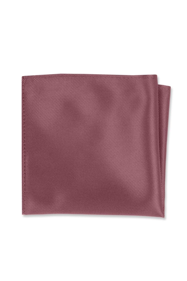 Rosewood Solid Pocket Square