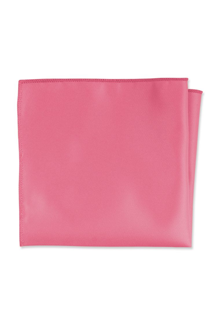 Expressions Brite Pink Pocket Square