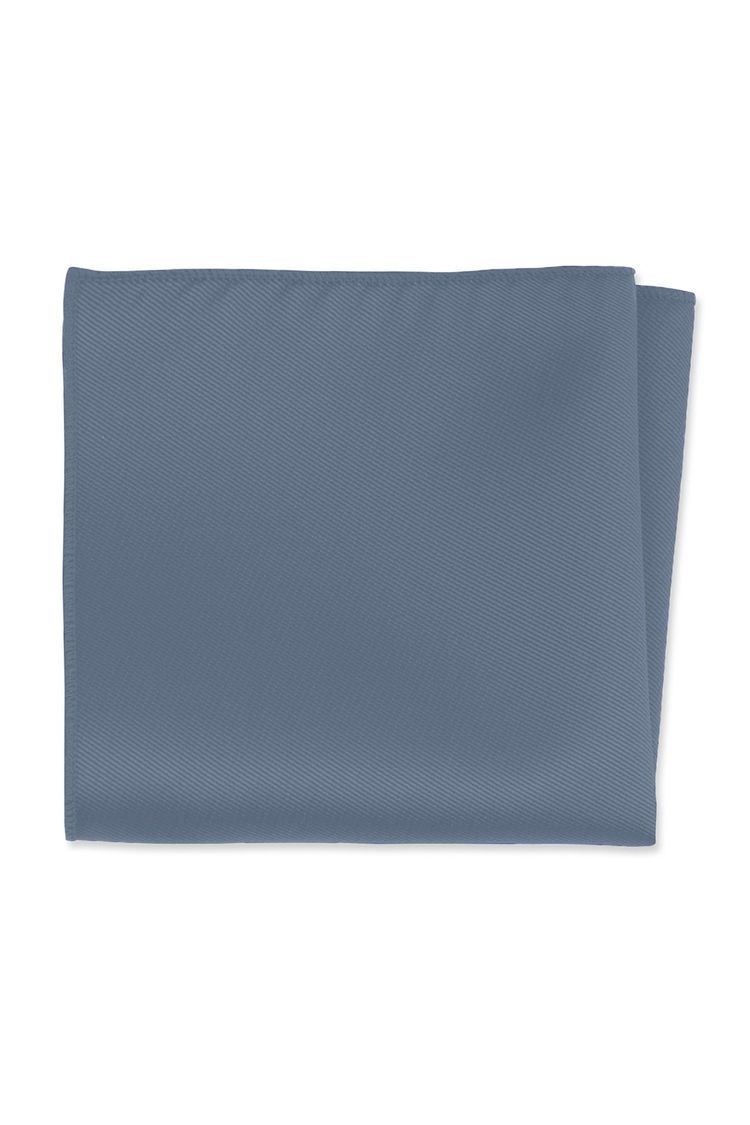 Expressions Slate Blue Pocket Square