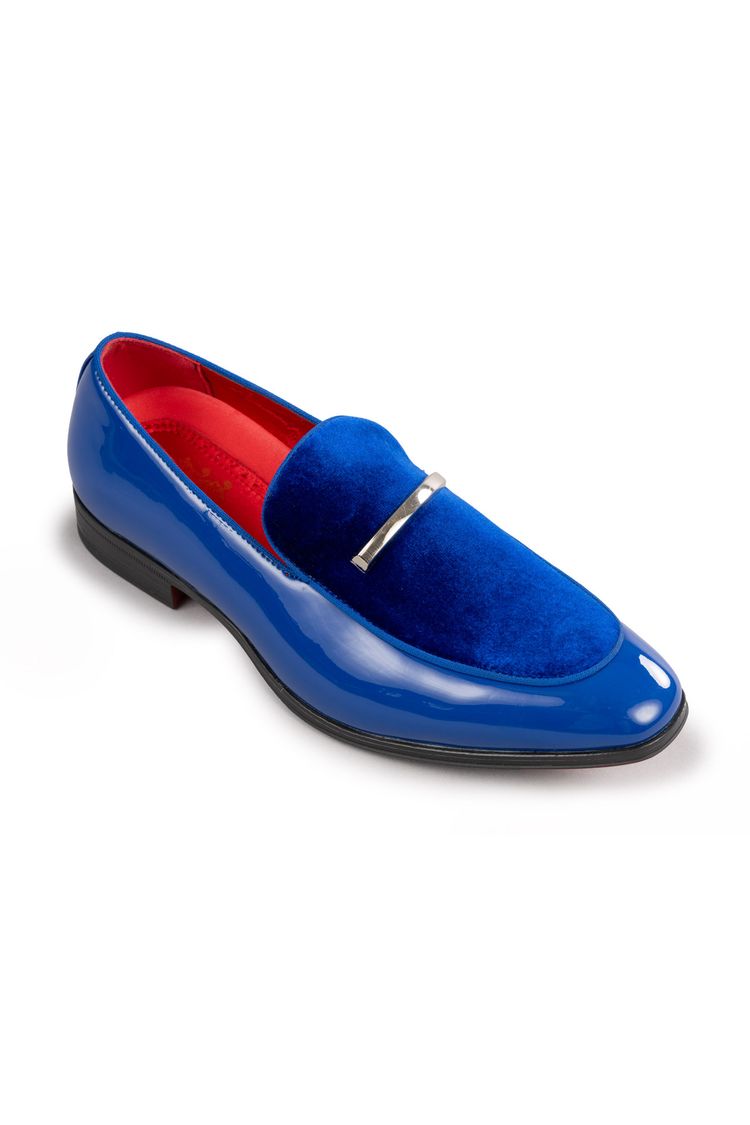 Royal Patent Leather Velvet Loafer