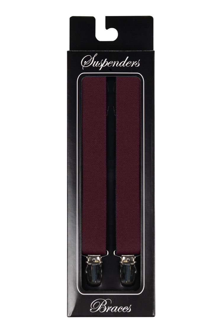 Wine Clip-On Suspenders