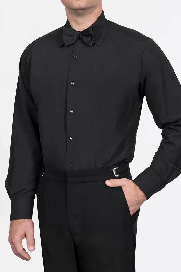 Black Microfiber Shirt