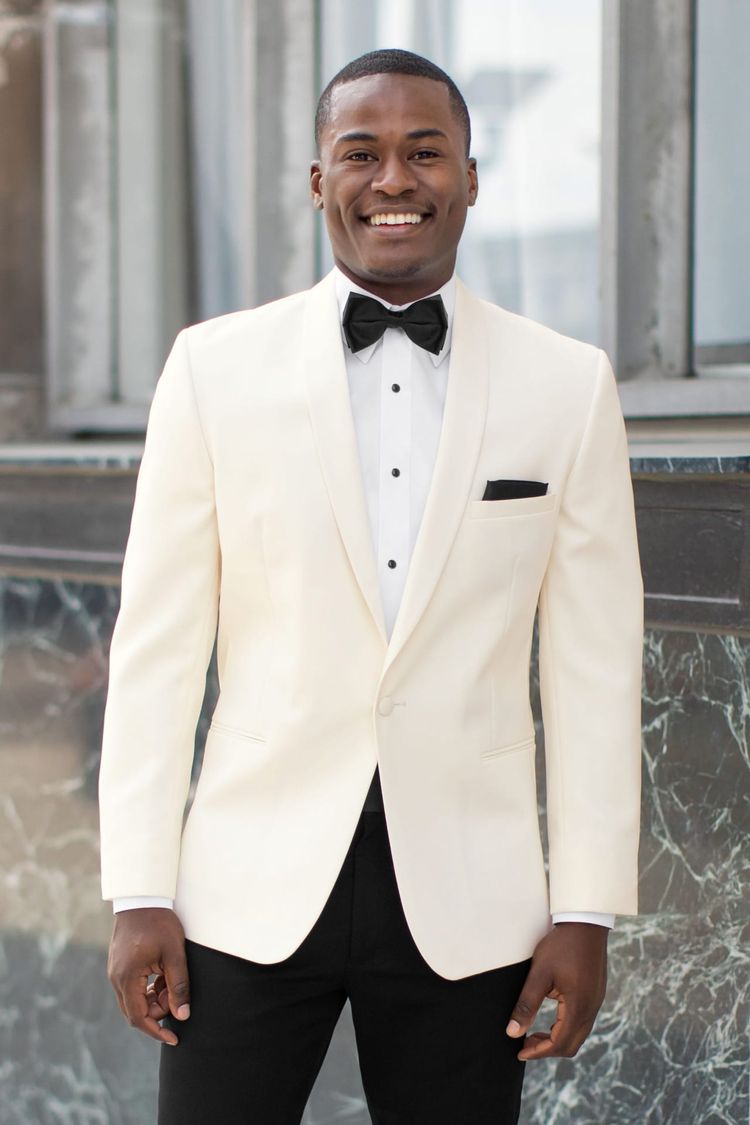 Going to a wedding in a Wedding Tuxedo Ivory Dinner Jacket