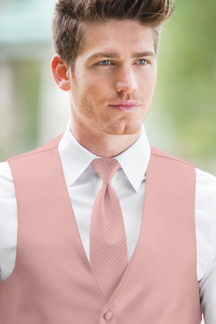 Man wearing a Expressions Ballet Windsor Tie with a matching vest